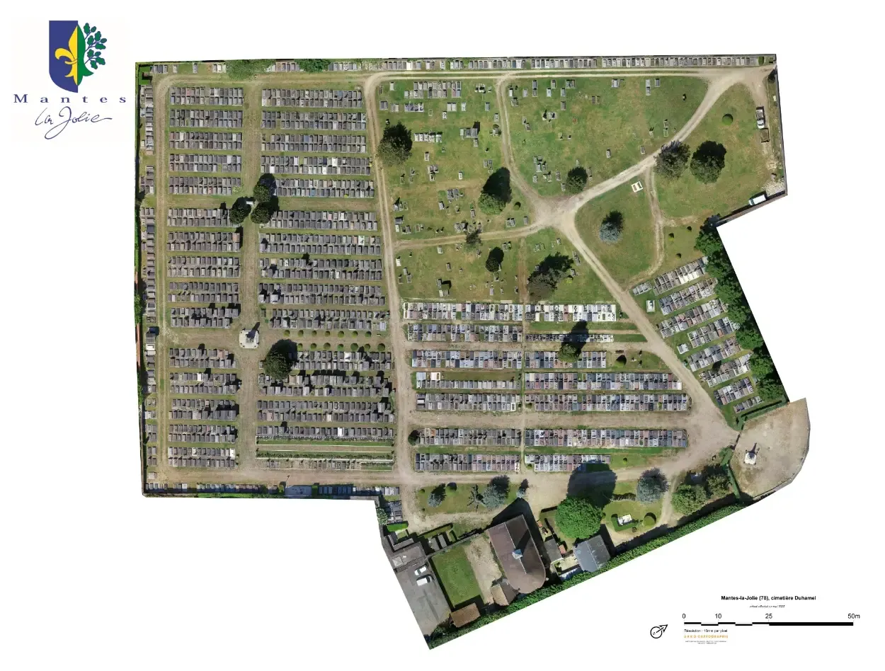 Courbes de niveaux drone obtenu par photogrammétrie