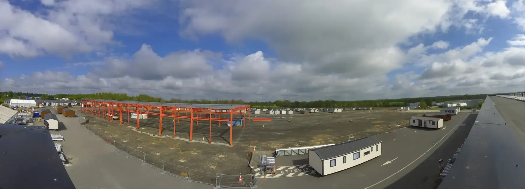 Vue drone d'un chantier UkkoCarto