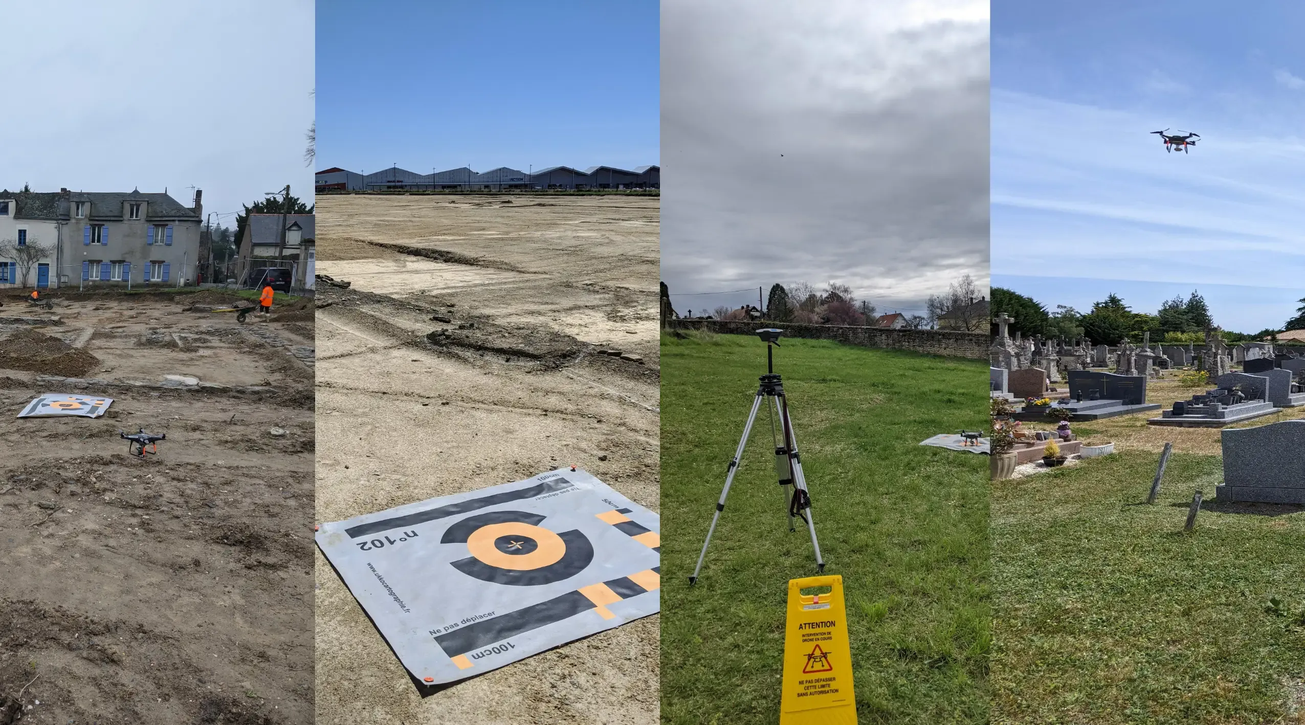 étapes d'un captation d'orthophotographie